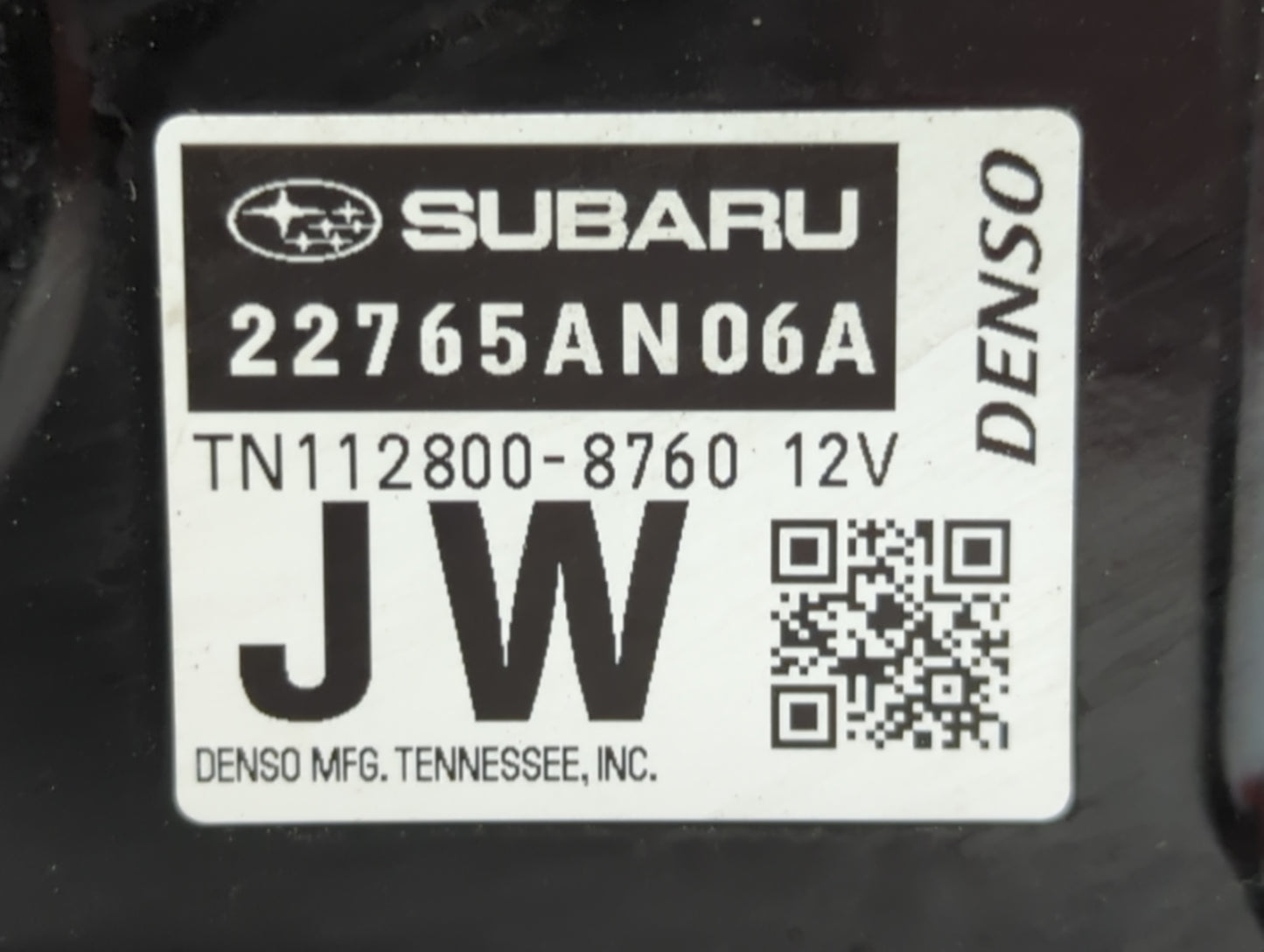 2019 Subaru Legacy PCM Engine Control Computer ECU ECM PCU OEM P/N:22765AN06A 22765AN20B Fits OEM Used Auto Parts - Oemuseda