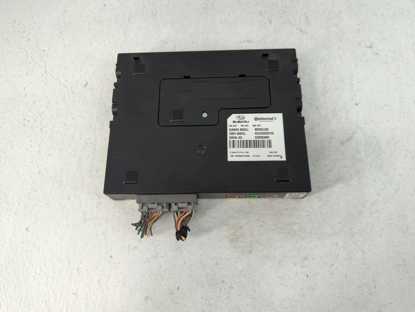 2019 Subaru Legacy Radio AM FM Cd Player Receiver Replacement P/N:86222AL00A Fits OEM Used Auto Parts - Oemusedautoparts1.co