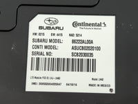 2019 Subaru Legacy Radio AM FM Cd Player Receiver Replacement P/N:86222AL00A Fits OEM Used Auto Parts - Oemusedautoparts1.co