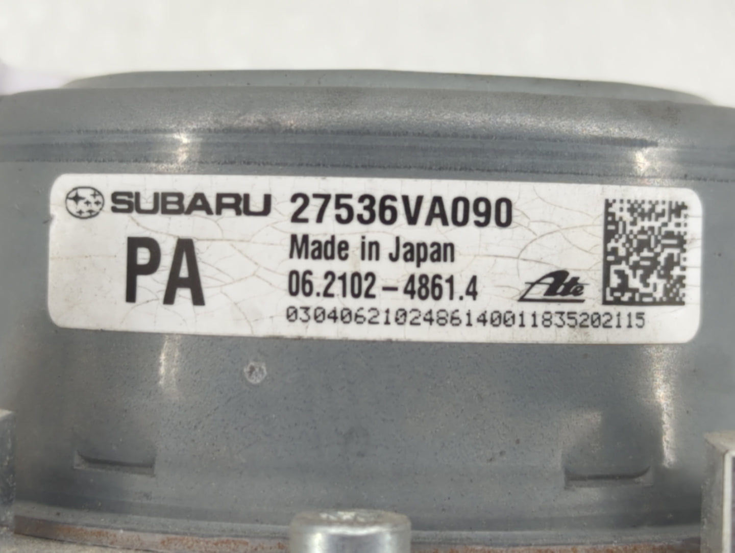 2019 Subaru Wrx ABS Pump Control Module Replacement P/N:27536VA090 Fits OEM Used Auto Parts - Oemusedautoparts1.com