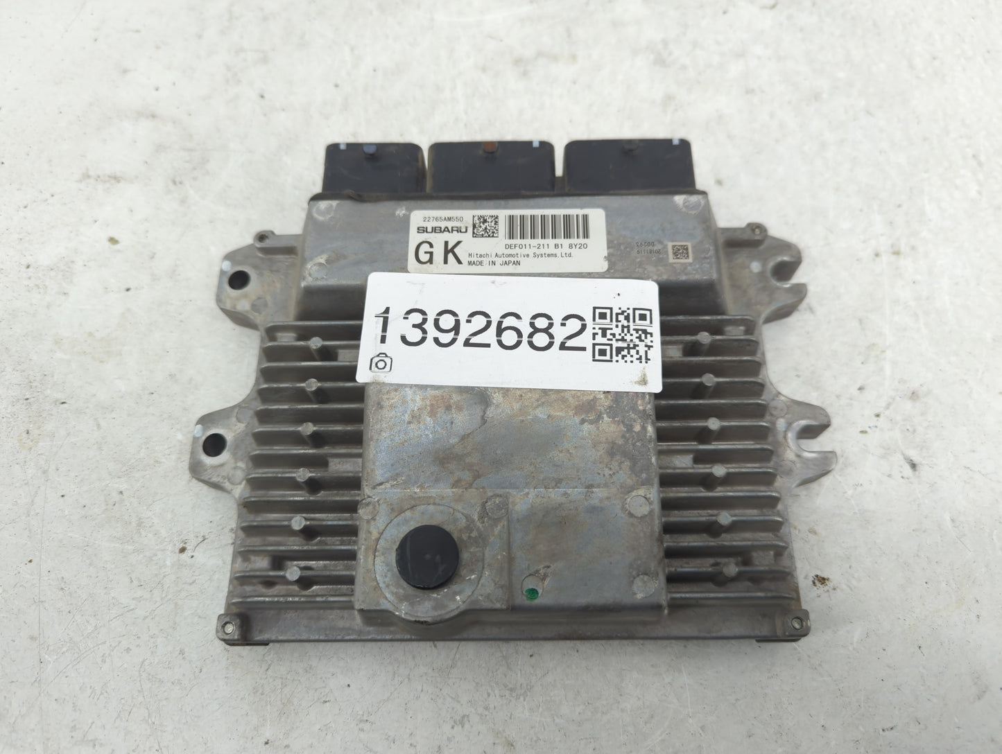 2019 Subaru Wrx PCM Engine Control Computer ECU ECM PCU OEM P/N:22765AM550 Fits OEM Used Auto Parts - Oemusedautoparts1.com