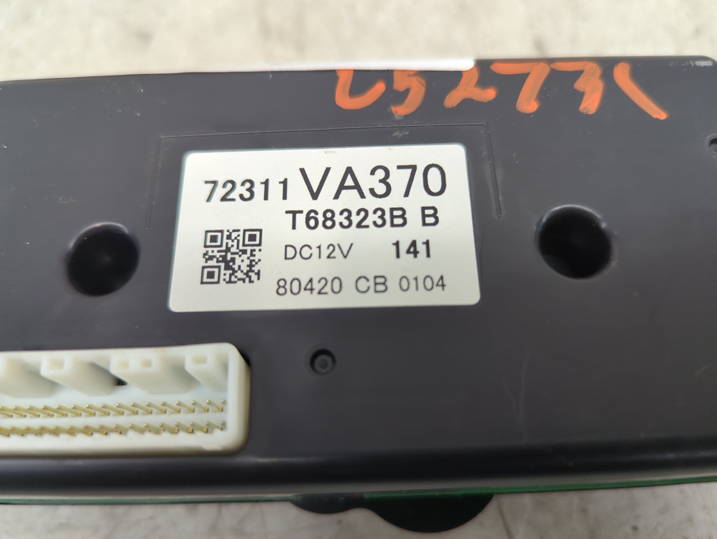 2018-2021 Subaru Wrx Climate Control Module Temperature AC/Heater Replacement P/N:72311VA370 T68323B Fits Fits 2018 2019 202