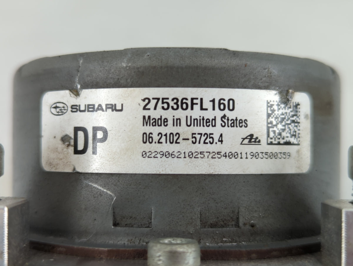 2019 Subaru Xv Anti-Lock Brake ABS Pump Module Actuator OEM P/N:27536FL160 Fits OEM Used Auto Parts - Oemusedautoparts1.com