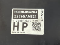 2019 Subaru Xv PCM Engine Control Computer ECU ECM PCU OEM P/N:22765AM821 Fits OEM Used Auto Parts - Oemusedautoparts1.com