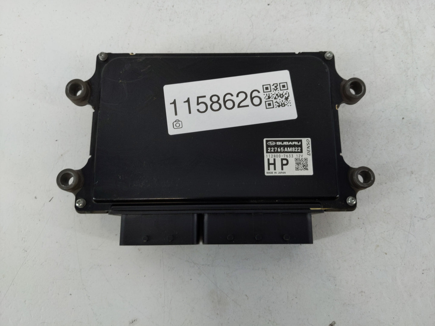2019 Subaru Xv PCM Engine Control Computer ECU ECM PCU OEM P/N:22765AM822 Fits OEM Used Auto Parts - Oemusedautoparts1.com