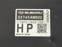 2019 Subaru Xv PCM Engine Control Computer ECU ECM PCU OEM P/N:22765AM823 Fits OEM Used Auto Parts - Oemusedautoparts1.com
