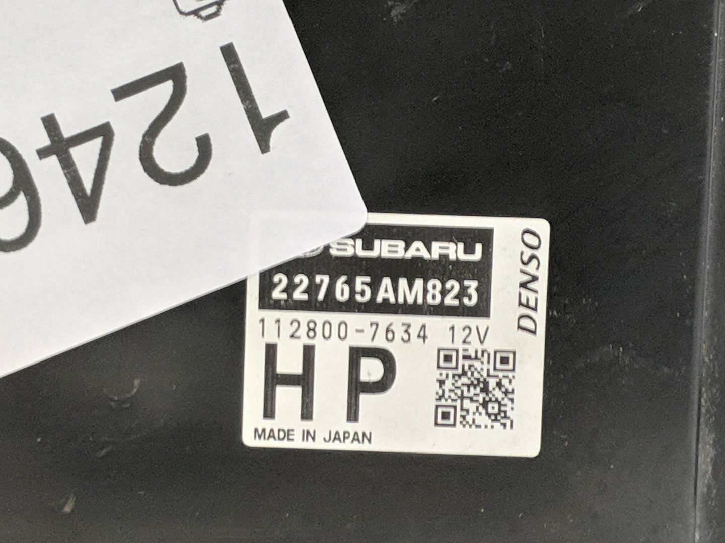 2019 Subaru Xv PCM Engine Control Computer ECU ECM PCU OEM P/N:22765AM823 Fits OEM Used Auto Parts - Oemusedautoparts1.com