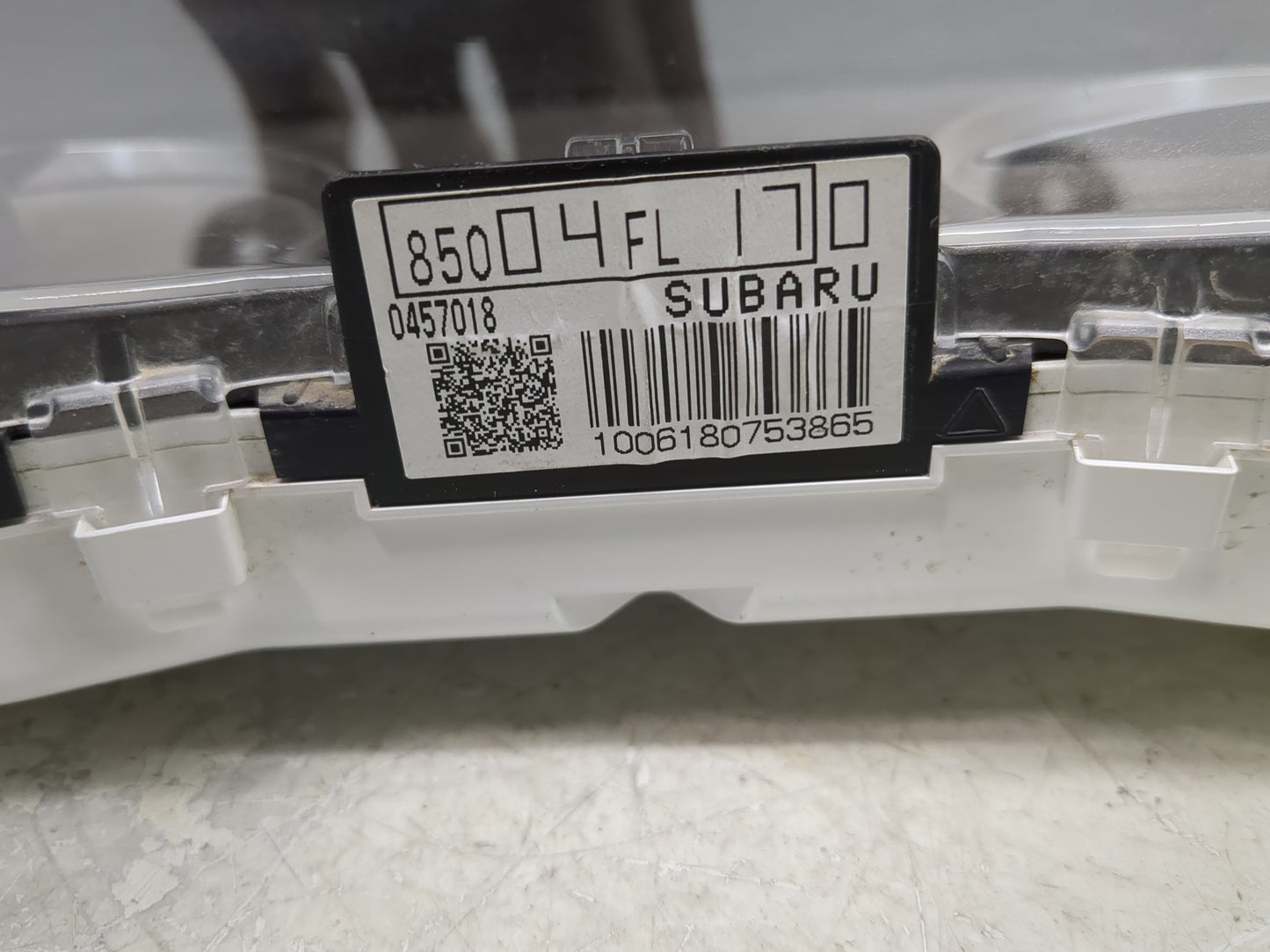 2019 Subaru Xv Instrument Cluster Speedometer Gauges P/N:85004FL170 Fits OEM Used Auto Parts - Oemusedautoparts1.com