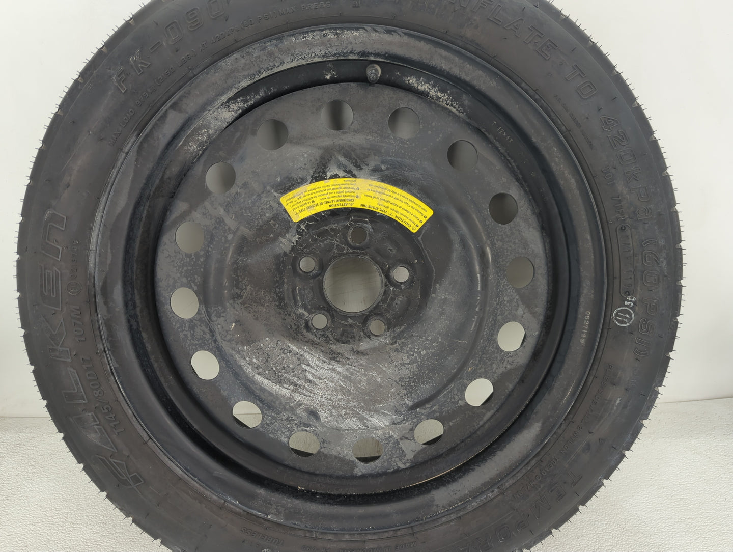 2019 Subaru Xv Spare Donut Tire Wheel Rim Oem - Oemusedautoparts1.com