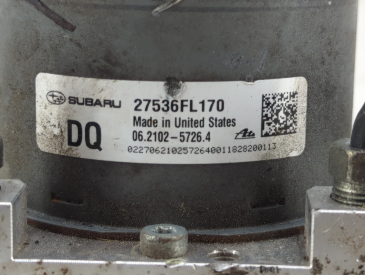 2019 Subaru Xv ABS Pump Control Module Replacement P/N:27536FL170 Fits OEM Used Auto Parts - Oemusedautoparts1.com