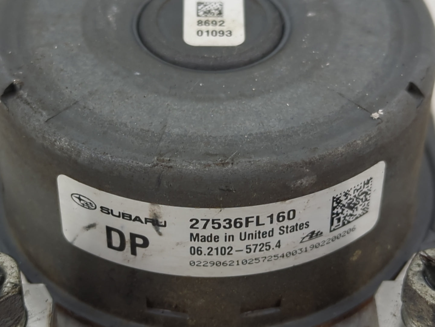 2019 Subaru Xv ABS Pump Control Module Replacement P/N:27536FL160 Fits OEM Used Auto Parts - Oemusedautoparts1.com