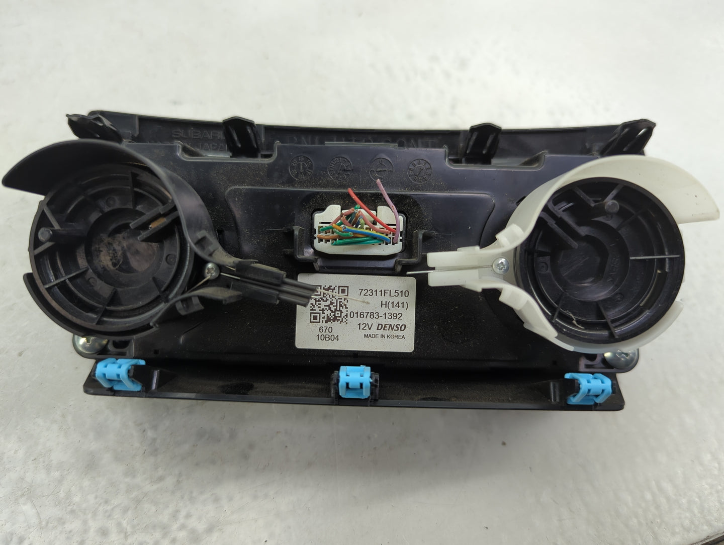 2019 Subaru Xv Climate Control Module Temperature AC/Heater Replacement P/N:72311FL510 016783-1392 Fits OEM Used Auto Parts 
