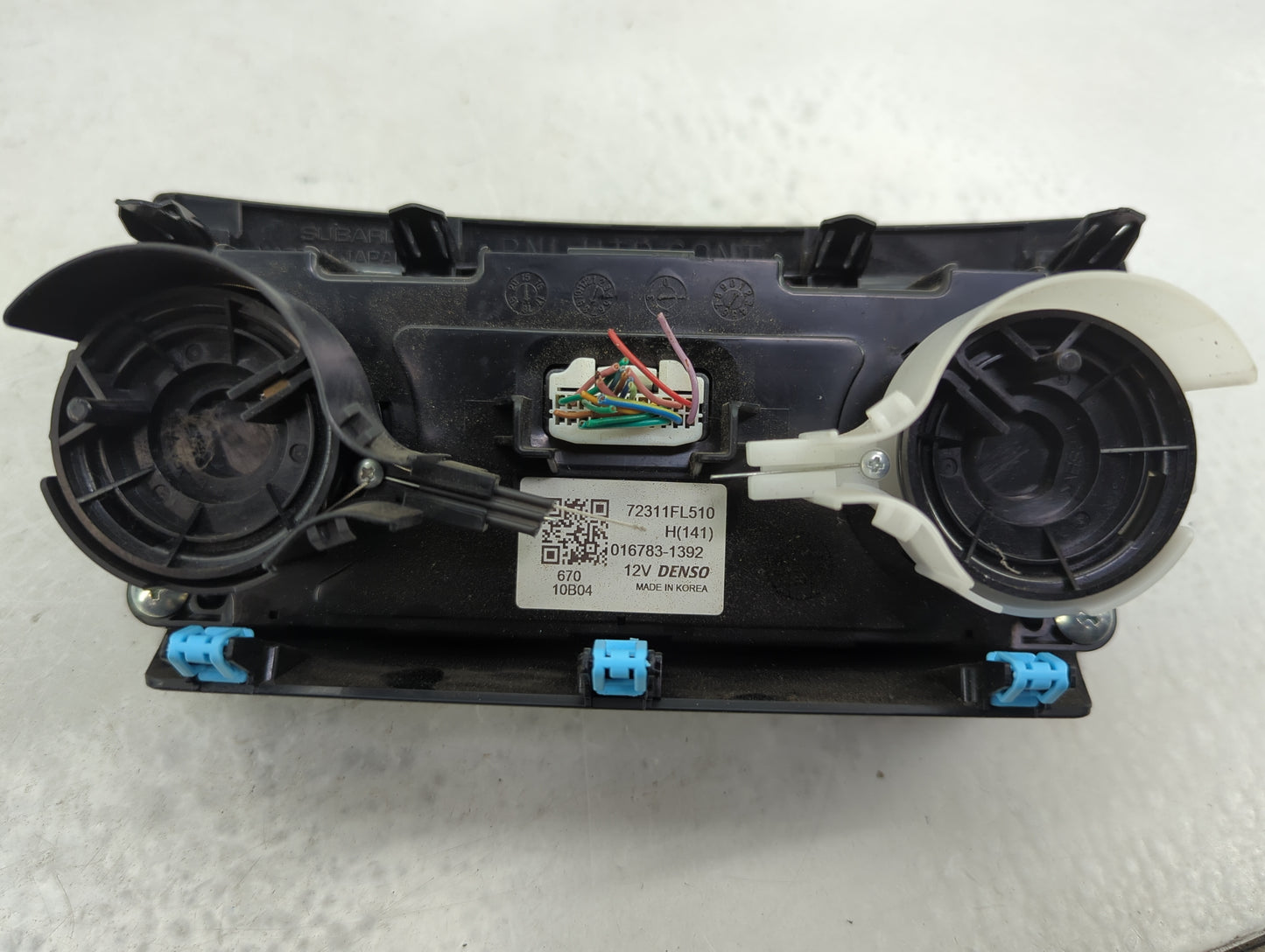 2019 Subaru Xv Climate Control Module Temperature AC/Heater Replacement P/N:72311FL510 016783-1392 Fits OEM Used Auto Parts 