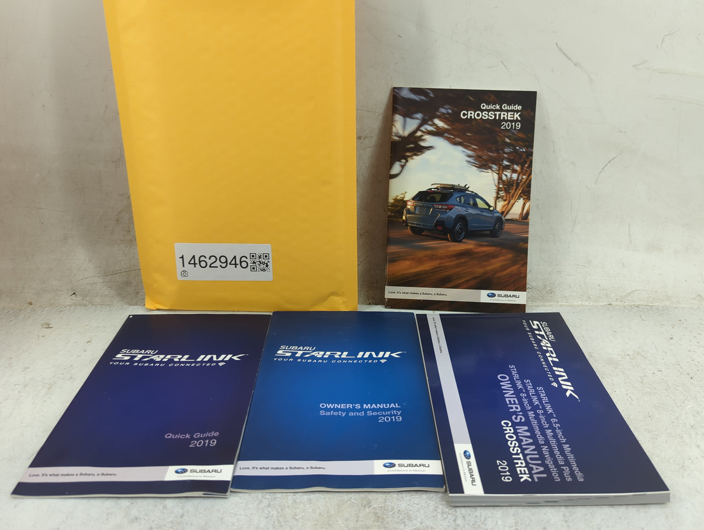 2019 Subaru Xv Owners Manual Book Guide P/N:MSA5B1907A OEM Used Auto Parts - Oemusedautoparts1.com