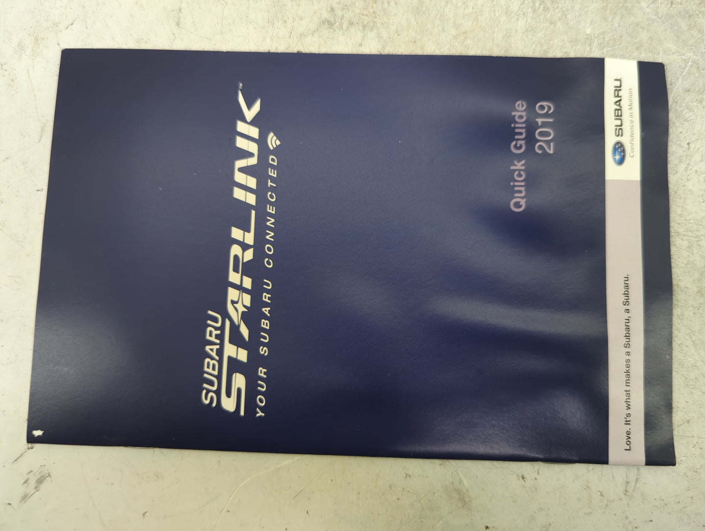 2019 Subaru Xv Owners Manual Book Guide P/N:MSA5B1907A OEM Used Auto Parts - Oemusedautoparts1.com
