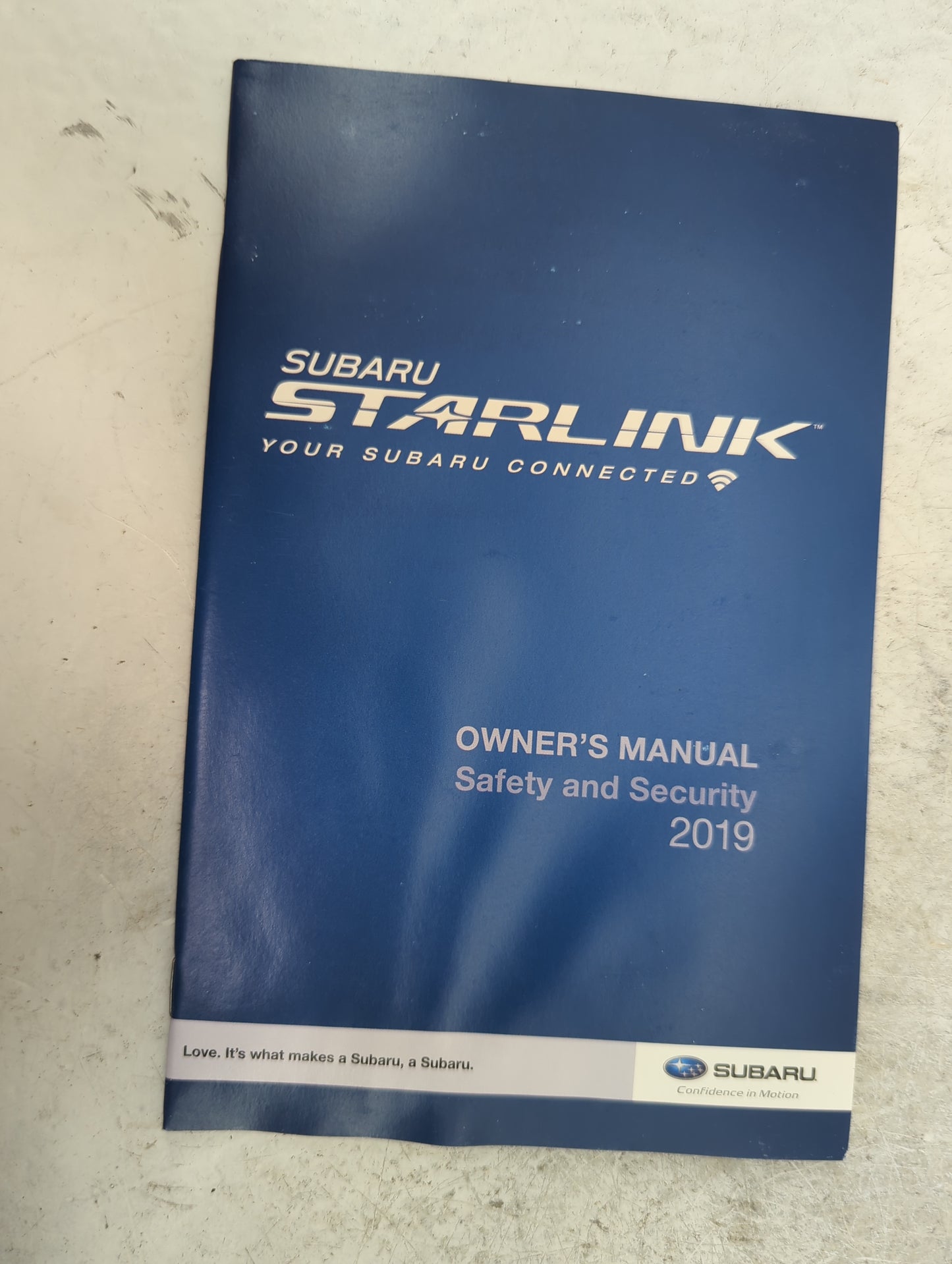 2019 Subaru Xv Owners Manual Book Guide P/N:MSA5B1907A OEM Used Auto Parts - Oemusedautoparts1.com