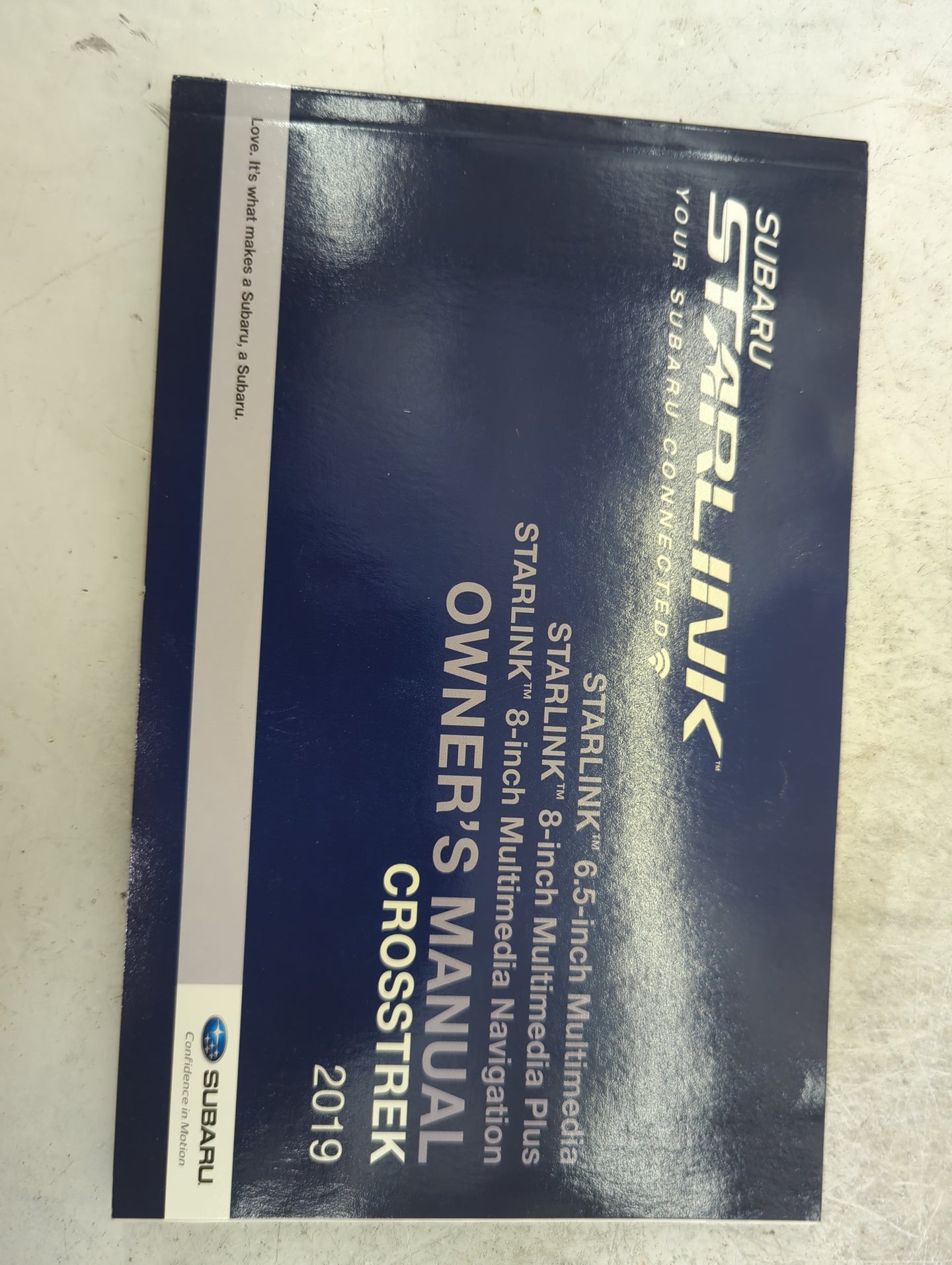 2019 Subaru Xv Owners Manual Book Guide P/N:MSA5B1907A OEM Used Auto Parts - Oemusedautoparts1.com