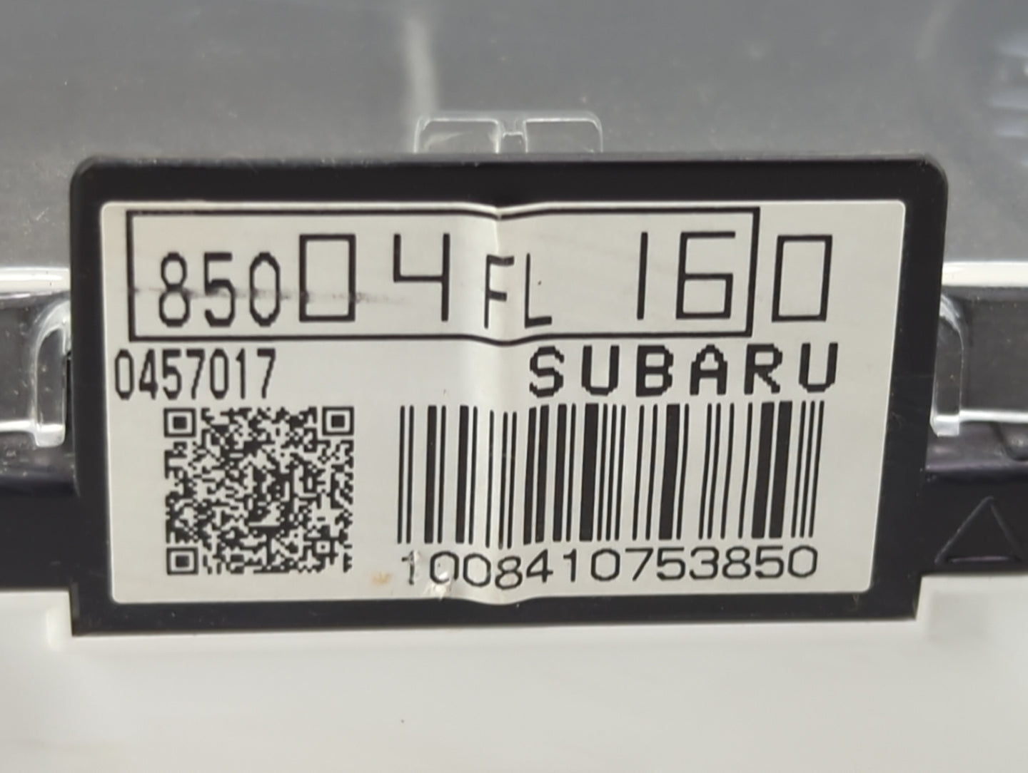 2019 Subaru Xv Instrument Cluster Speedometer Gauges P/N:85004FL160 0457017 Miles: Fits OEM Used Auto Parts - Oemusedautopar