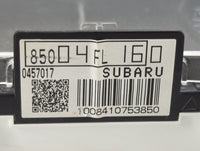 2019 Subaru Xv Instrument Cluster Speedometer Gauges P/N:85004FL160 0457017 Miles: Fits OEM Used Auto Parts - Oemusedautopar