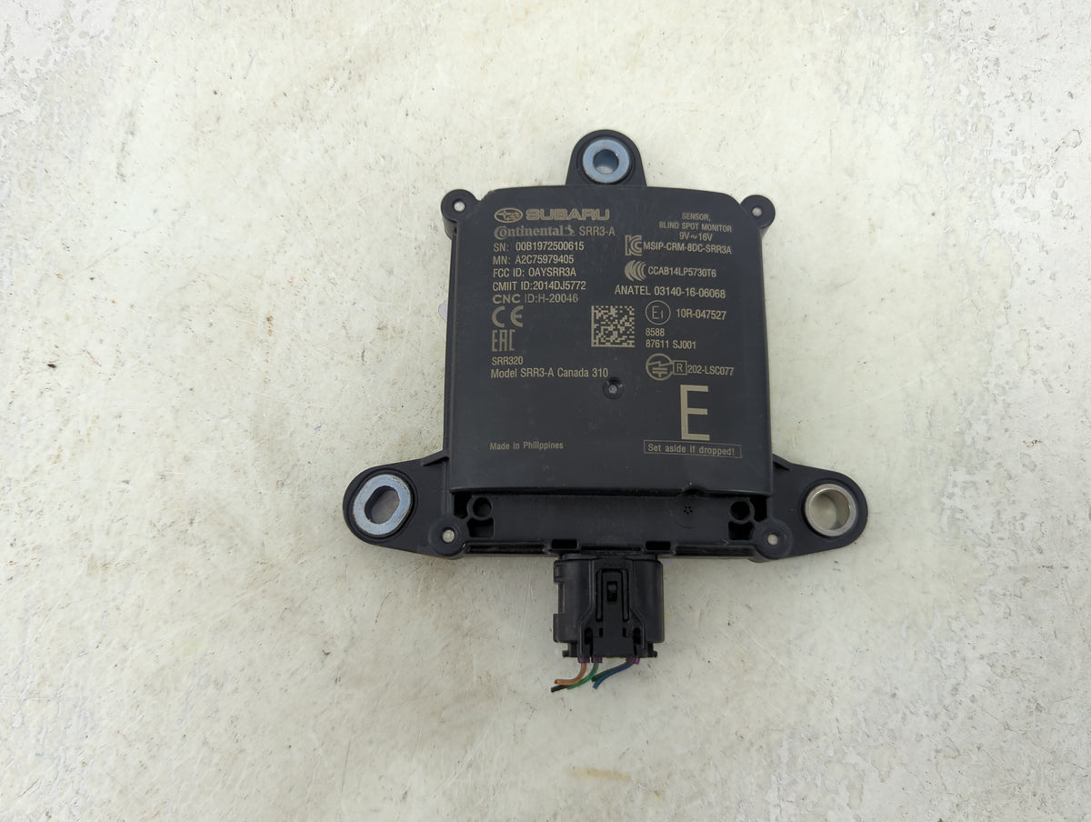 2019 Subaru Xv Driver Assist Control Module - Oemusedautoparts1.com