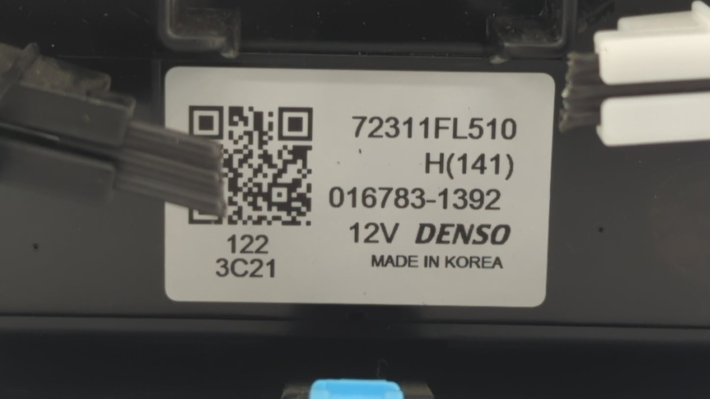 2019 Subaru Xv Climate Control Module Temperature AC/Heater Replacement P/N:72311FL510 Fits Fits 2016 2017 2018 OEM Used Aut