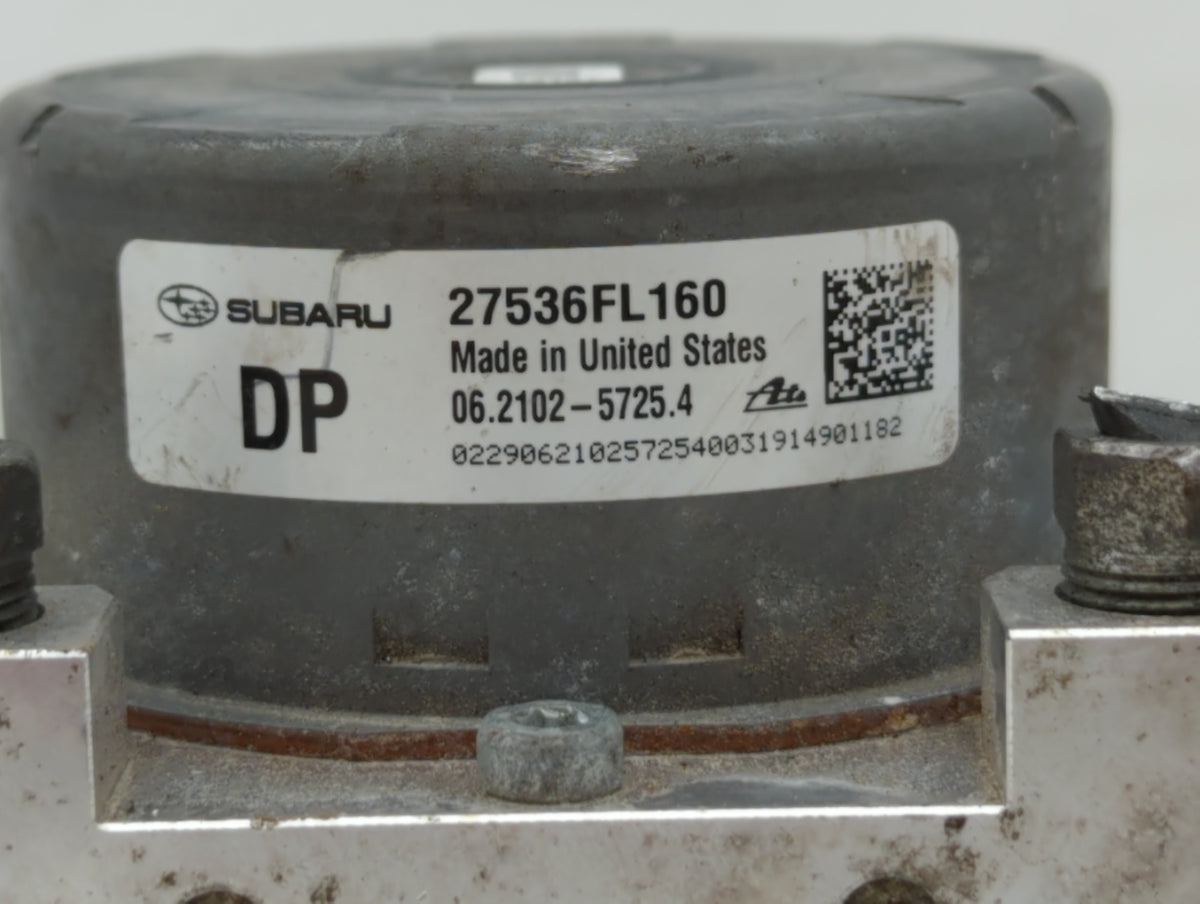 2019 Subaru Xv Anti-Lock Brake ABS Pump Module Actuator OEM P/N:27536FL160 Fits OEM Used Auto Parts - Oemusedautoparts1.com