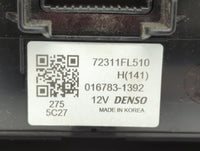 2019 Subaru Xv Climate Control Module Temperature AC/Heater Replacement P/N:72311FL510 Fits OEM Used Auto Parts - Oemusedaut