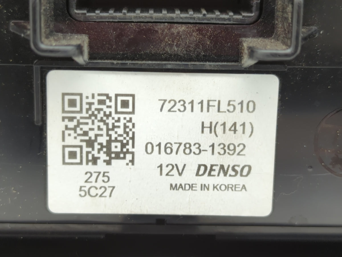 2019 Subaru Xv Climate Control Module Temperature AC/Heater Replacement P/N:72311FL510 Fits OEM Used Auto Parts - Oemusedaut