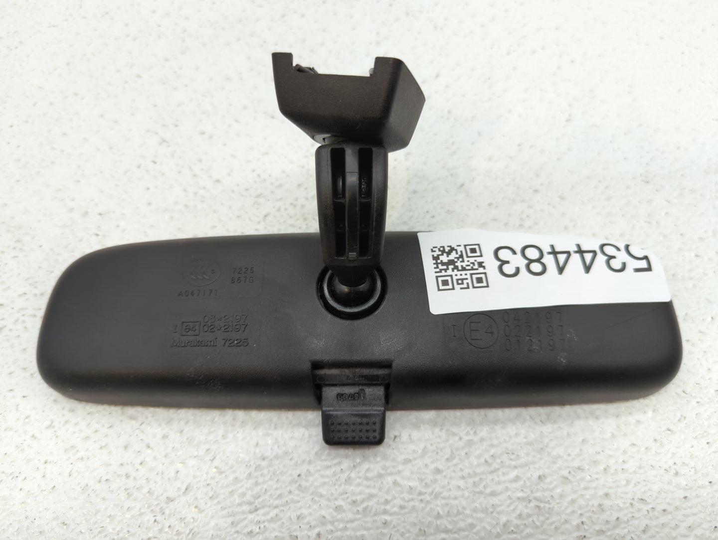 2019 Subaru Xv Interior Rear View Mirror Replacement OEM P/N:E4042197 E11048368, E11038310 Fits OEM Used Auto Parts - Oemuse