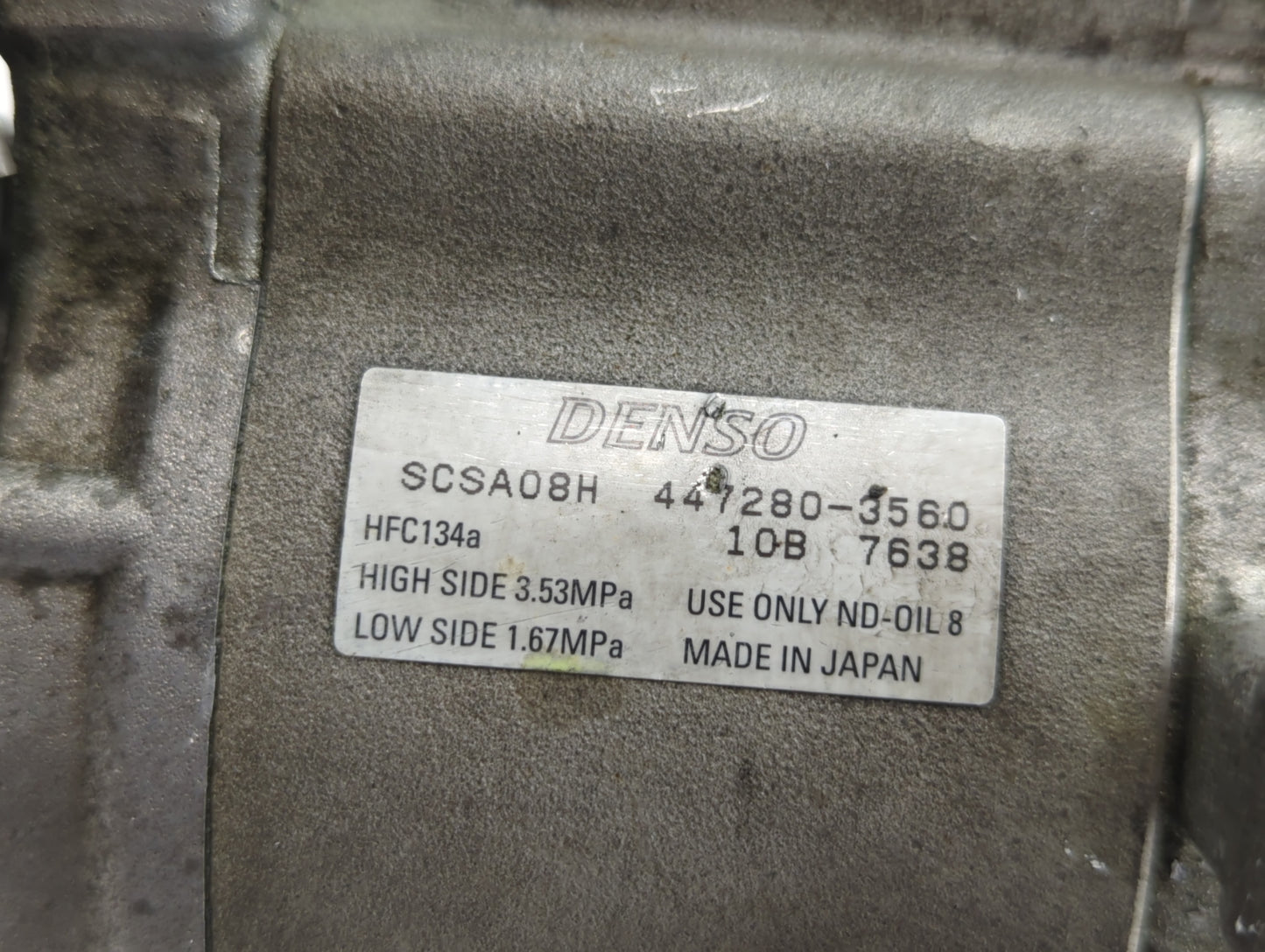 2019 Subaru Xv Air Conditioning A/c Ac Compressor Oem - Oemusedautoparts1.com