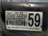 2019 Subaru Xv Car Starter Motor Solenoid OEM P/N:M000TC5371 23300 AA830 Fits OEM Used Auto Parts - Oemusedautoparts1.com