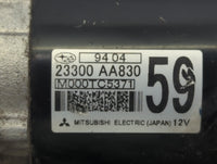 2019 Subaru Xv Car Starter Motor Solenoid OEM P/N:M000TC5371 23300 AA830 Fits OEM Used Auto Parts - Oemusedautoparts1.com