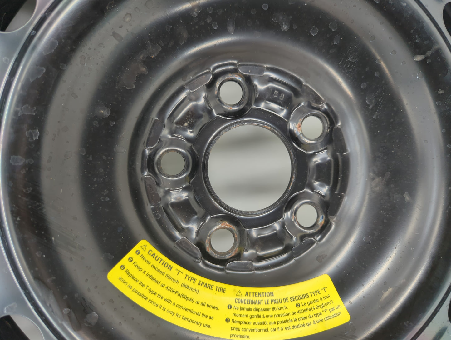 2019 Subaru Xv Spare Donut Tire Wheel Rim Oem - Oemusedautoparts1.com