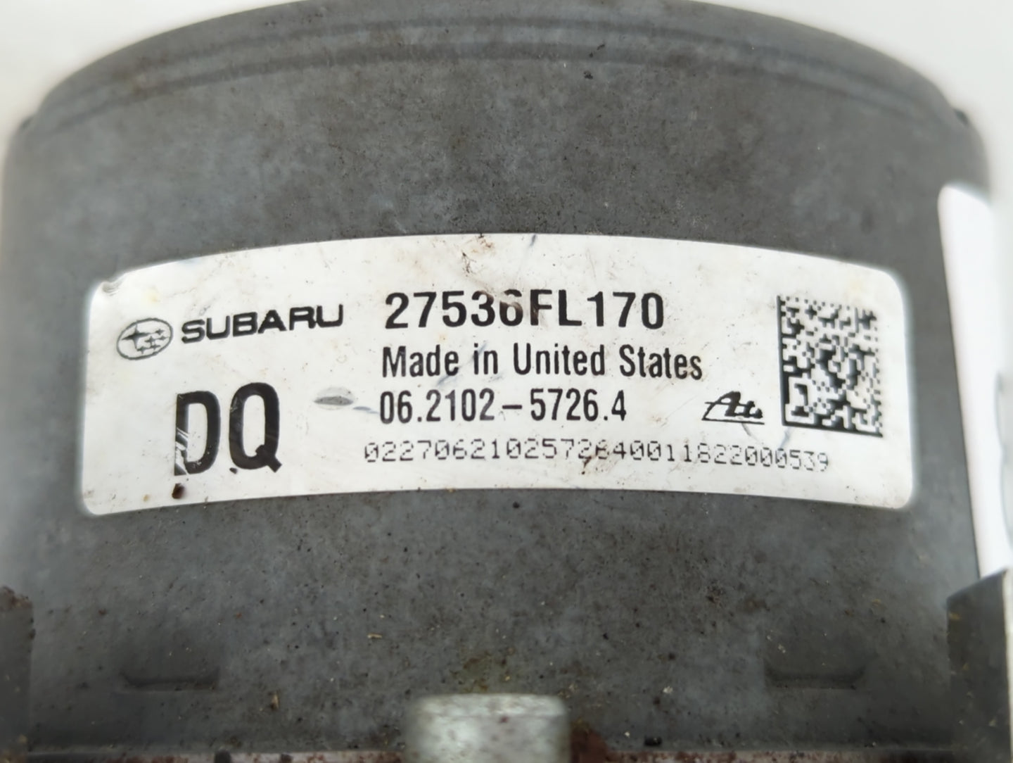 2019 Subaru Xv ABS Pump Control Module Replacement P/N:2102-5726 27536FL170 Fits OEM Used Auto Parts - Oemusedautoparts1.com