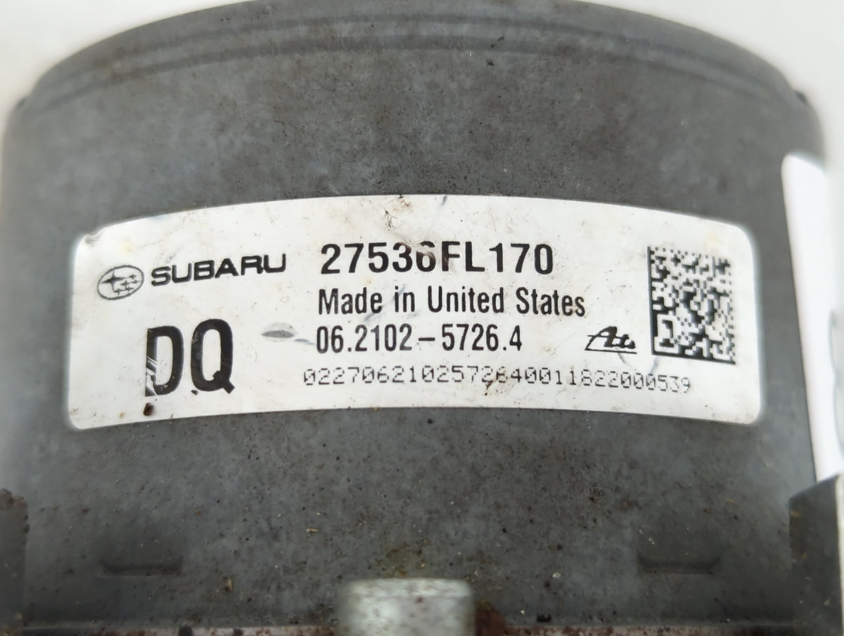 2019 Subaru Xv Anti-Lock Brake ABS Pump Module Actuator OEM P/N:2102-5726 27536FL170 Fits OEM Used Auto Parts - Oemusedautop
