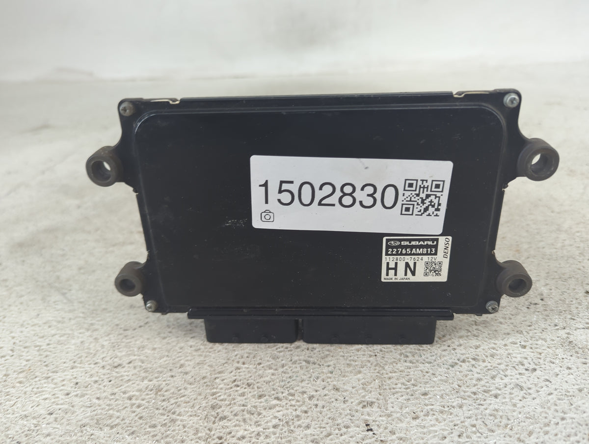 2019 Subaru Xv Crosstrek PCM Engine Control Computer ECU ECM PCU OEM P/N:22765AM813 112800-7624 Fits OEM Used Auto Parts - O