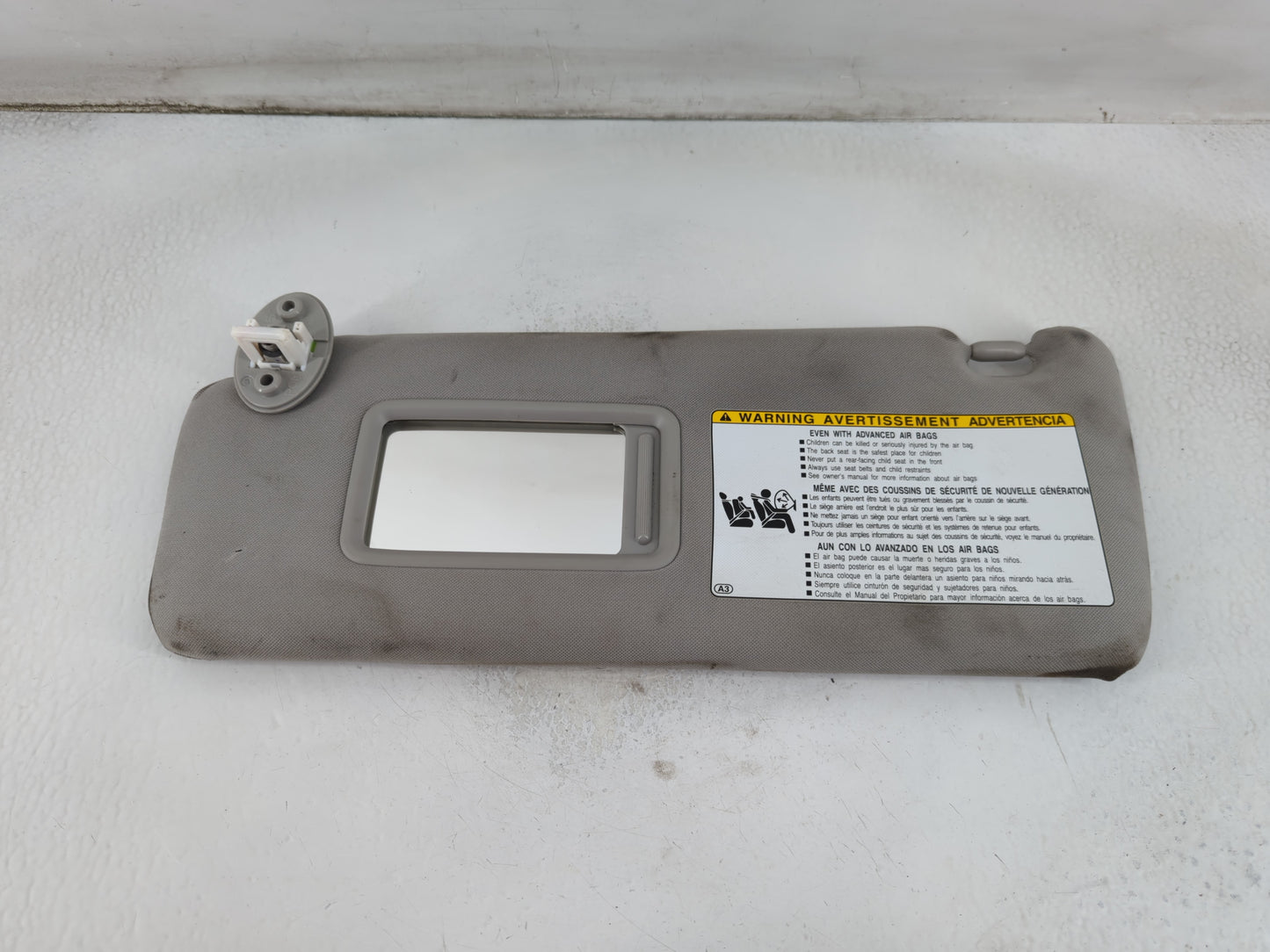 2010-2022 Toyota 4runner Sun Visor Shade Replacement Passenger Right Mirror Fits OEM Used Auto Parts - Oemusedautoparts1.com