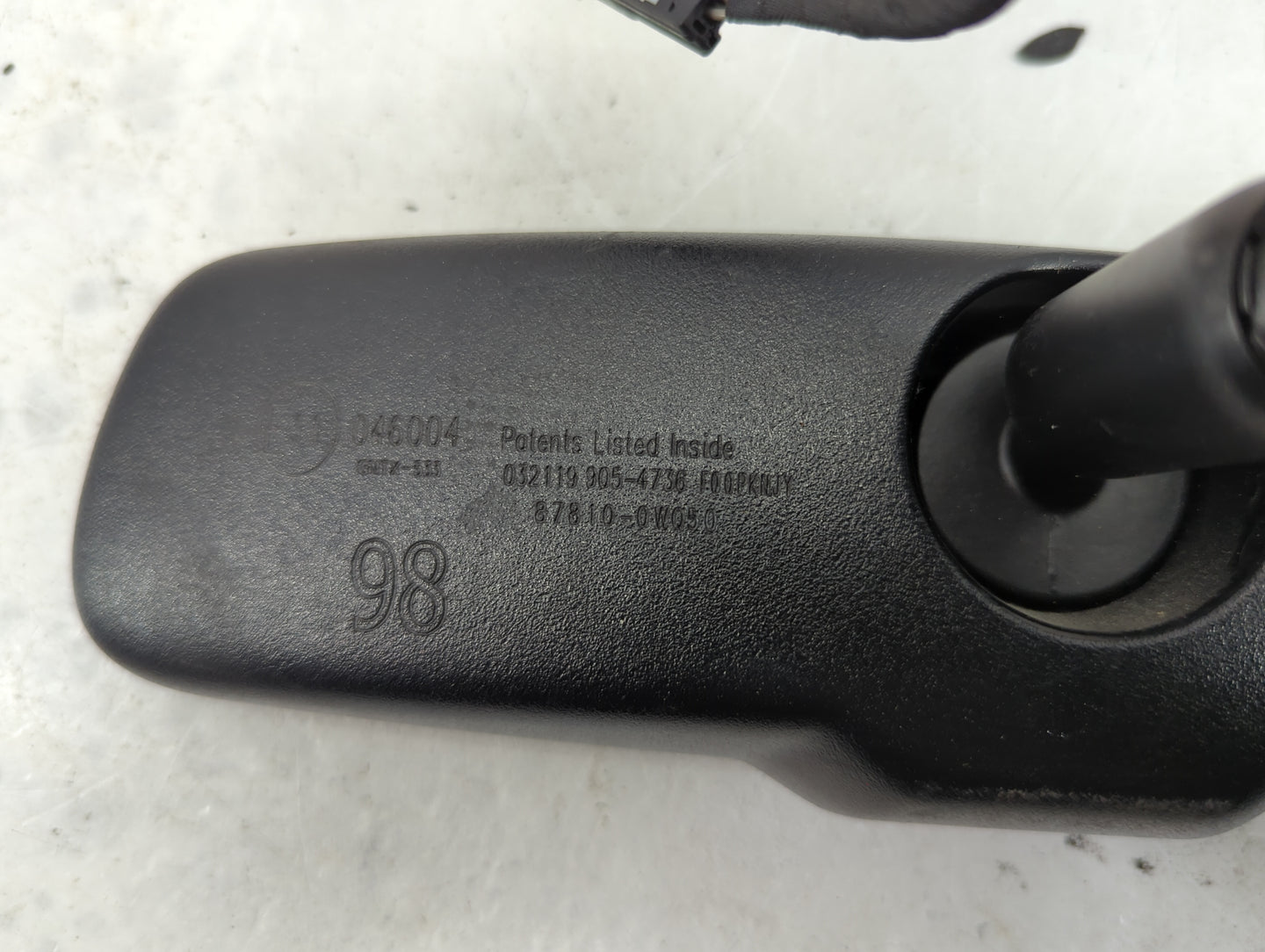 2019-2020 Toyota C-Hr Interior Rear View Mirror Replacement OEM P/N:87810-0W050 Fits Fits 2019 2020 OEM Used Auto Parts - Oe