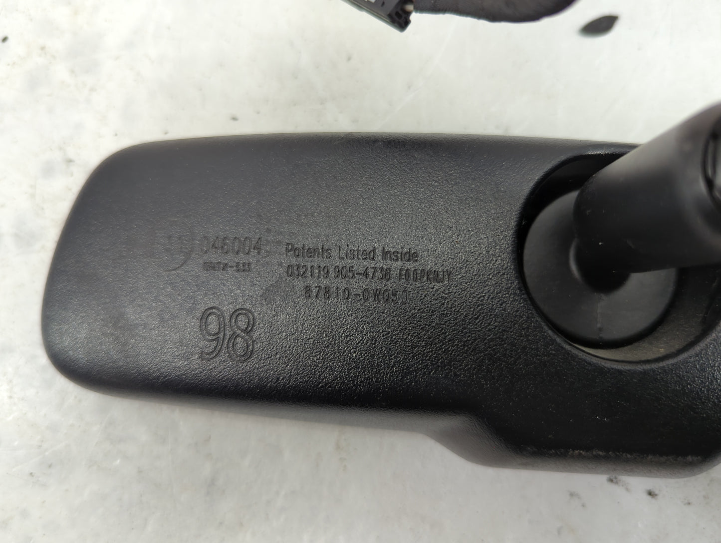 2019-2020 Toyota C-Hr Interior Rear View Mirror Replacement OEM P/N:87810-0W050 Fits Fits 2019 2020 OEM Used Auto Parts - Oe