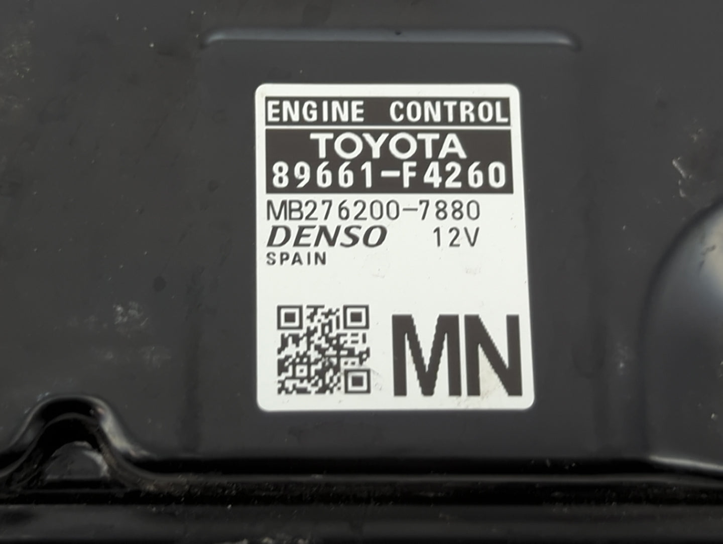 2019 Toyota C-Hr PCM Engine Control Computer ECU ECM PCU OEM P/N:89661-F4260 Fits OEM Used Auto Parts - Oemusedautoparts1.co