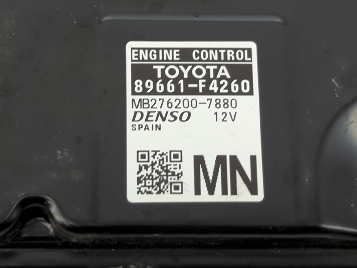 2019 Toyota C-Hr PCM Engine Control Computer ECU ECM PCU OEM P/N:89661-F4260 Fits OEM Used Auto Parts - Oemusedautoparts1.co
