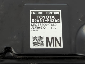 2019 Toyota C-Hr PCM Engine Control Computer ECU ECM PCU OEM P/N:89661-F4260 Fits OEM Used Auto Parts