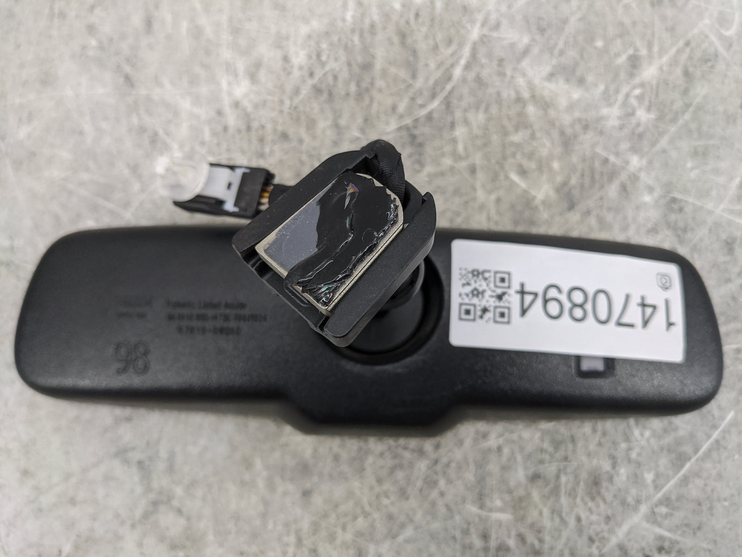 2019-2020 Toyota C-Hr Interior Rear View Mirror Replacement OEM P/N:046004 GNTX-533, 87810-0W050 Fits Fits 2019 2020 OEM Use