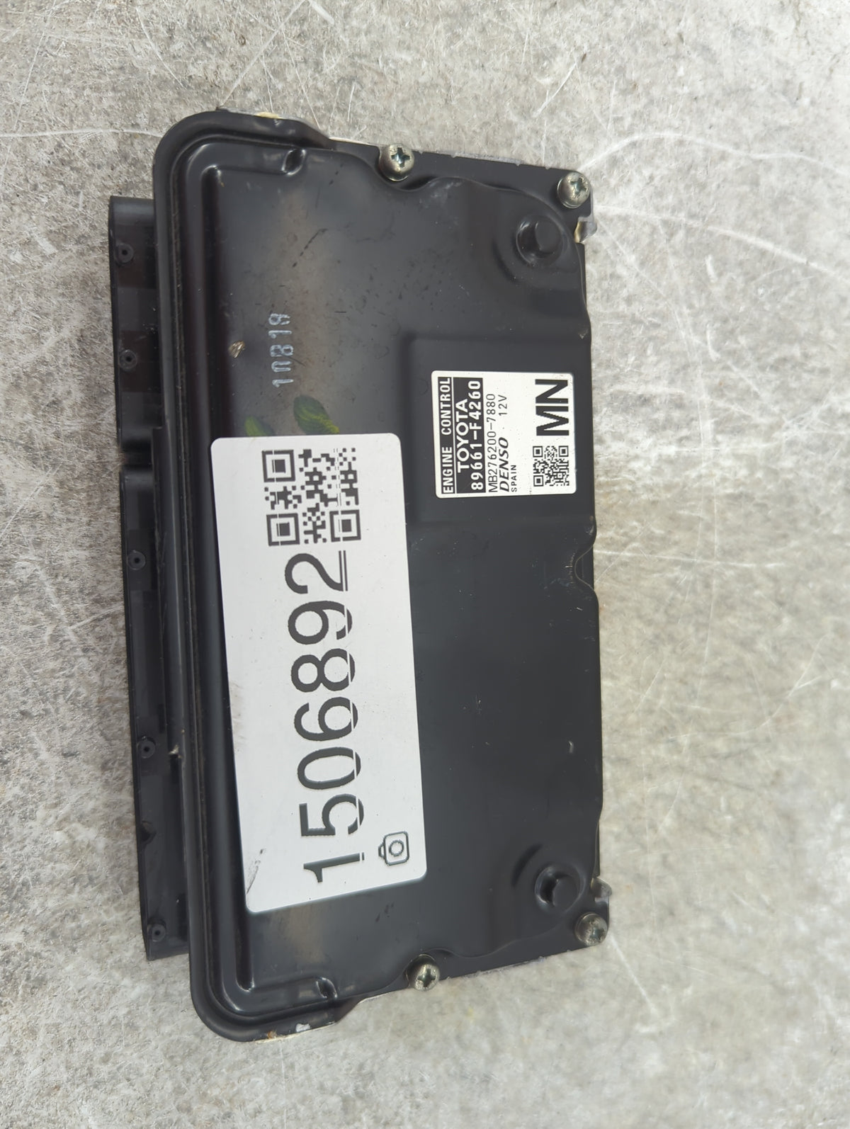 2019 Toyota C-Hr PCM Engine Control Computer ECU ECM PCU OEM P/N:89661-F4260 MB276200-7880 Fits OEM Used Auto Parts - Oemuse
