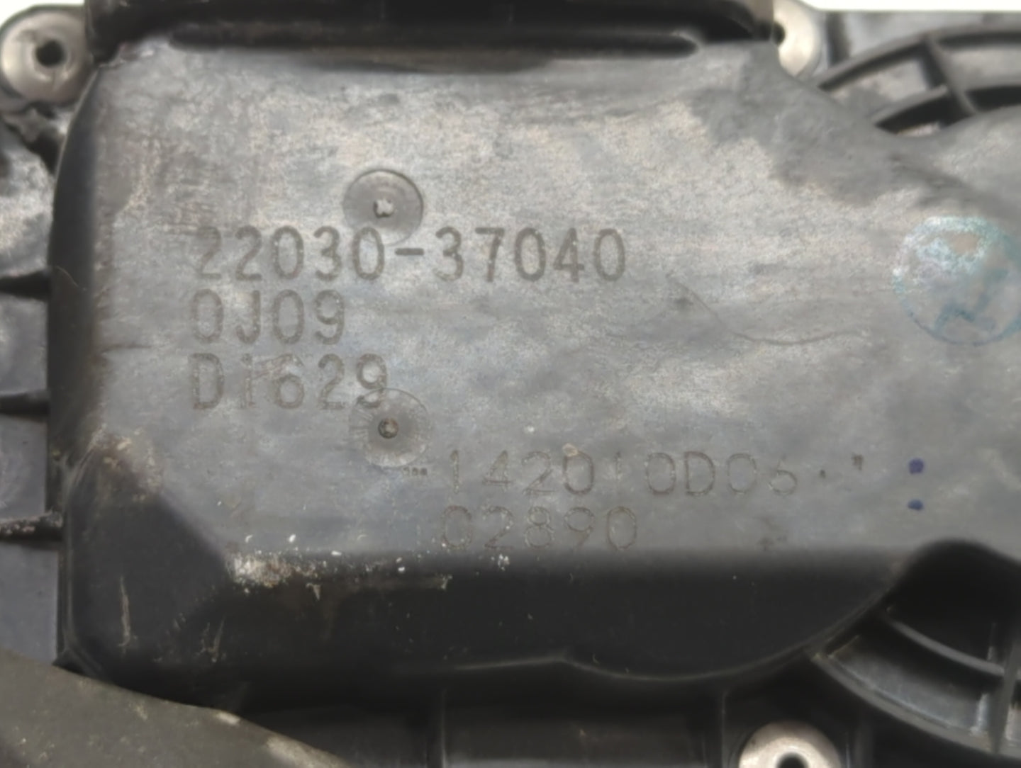 2019 Toyota C-Hr Throttle Body P/N:22030-0T130 22030-37040 Fits Fits 2013 2014 OEM Used Auto Parts - Oemusedautoparts1.com
