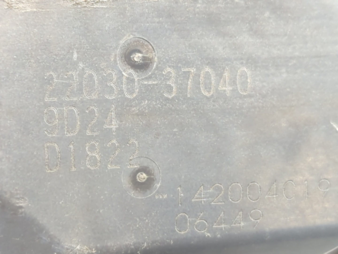 2018-2022 Toyota C-Hr Throttle Body P/N:22030-37040 Fits Fits 2013 2014 2018 2019 2020 2021 2022 OEM Used Auto Parts - Oemus