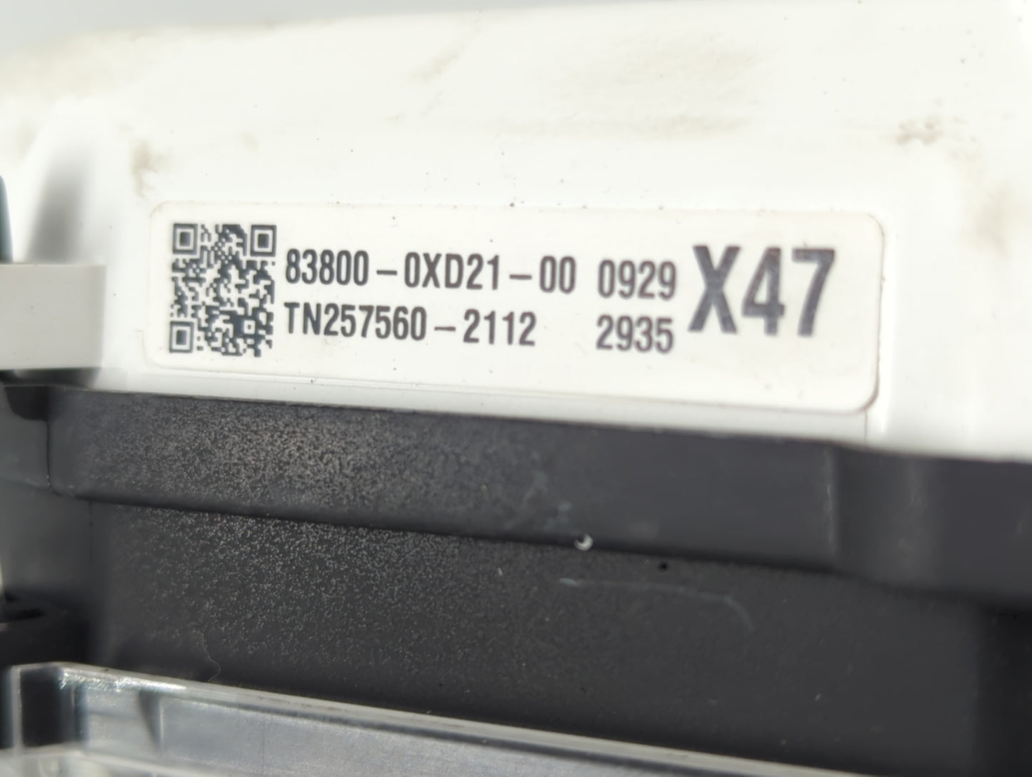 2019 Toyota Camry Instrument Cluster Speedometer Gauges P/N:83800-0XD21 Fits OEM Used Auto Parts - Oemusedautoparts1.com