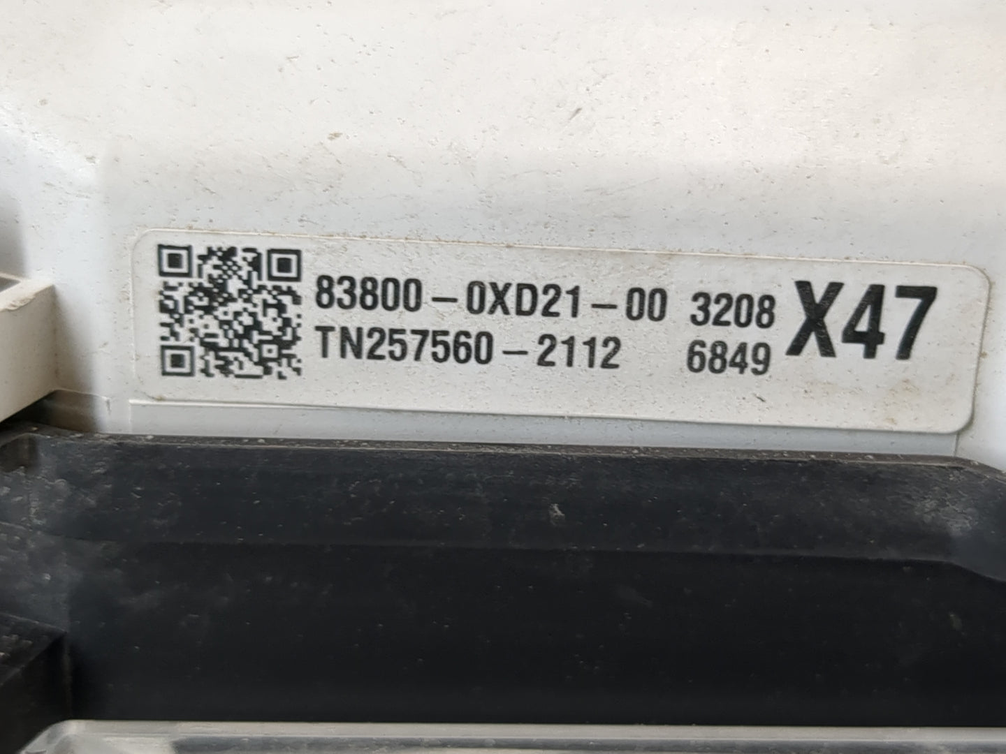 2019 Toyota Camry Instrument Cluster Speedometer Gauges P/N:83800-0XD21 Fits OEM Used Auto Parts - Oemusedautoparts1.com