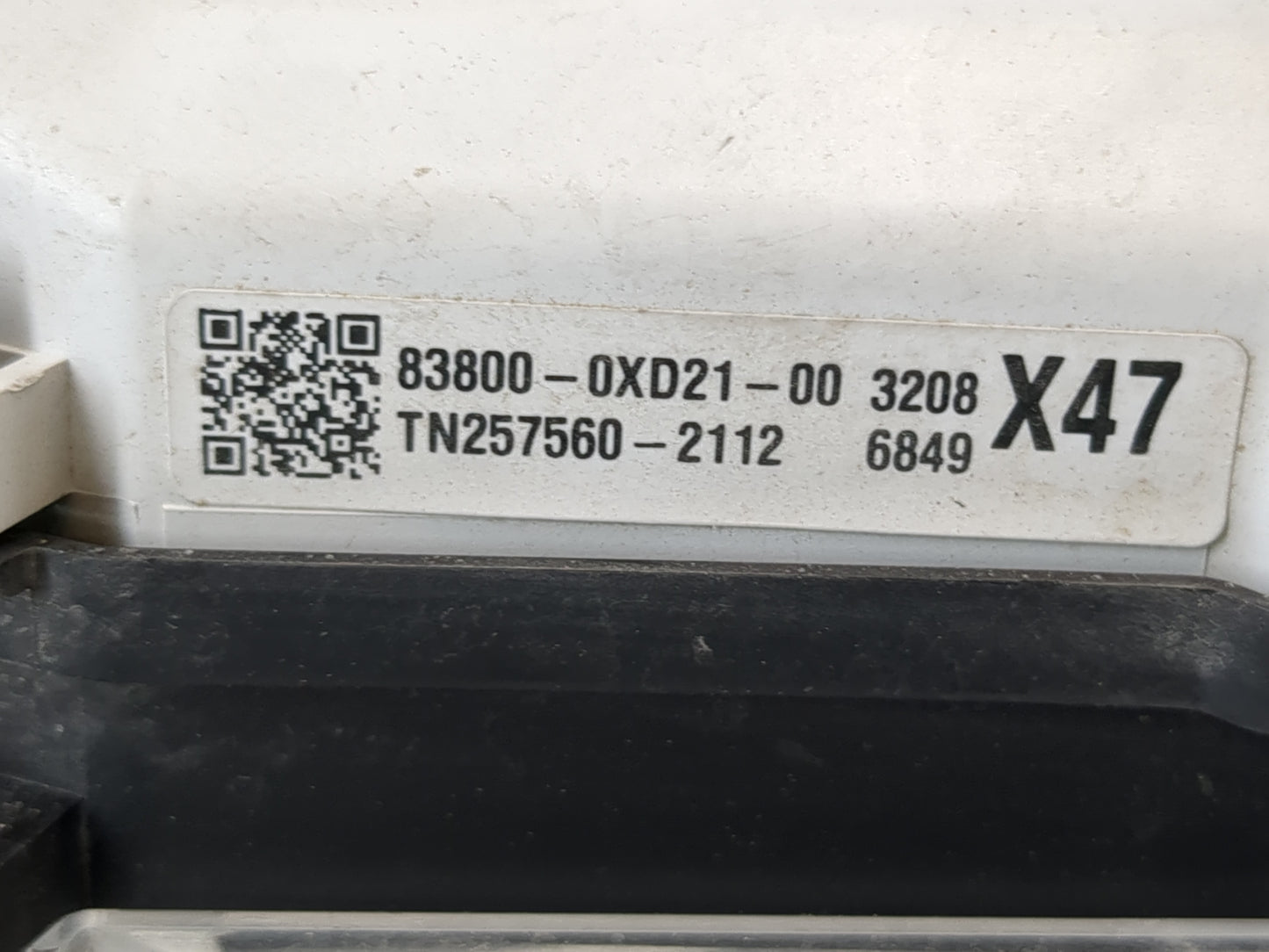 2019 Toyota Camry Instrument Cluster Speedometer Gauges P/N:83800-0XD21 Fits OEM Used Auto Parts - Oemusedautoparts1.com