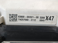 2019 Toyota Camry Instrument Cluster Speedometer Gauges P/N:83800-0XD21 Fits OEM Used Auto Parts - Oemusedautoparts1.com